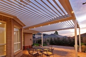 Openable Louvred Roof Patio