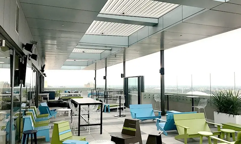 Commercial Openable Louvred Roof